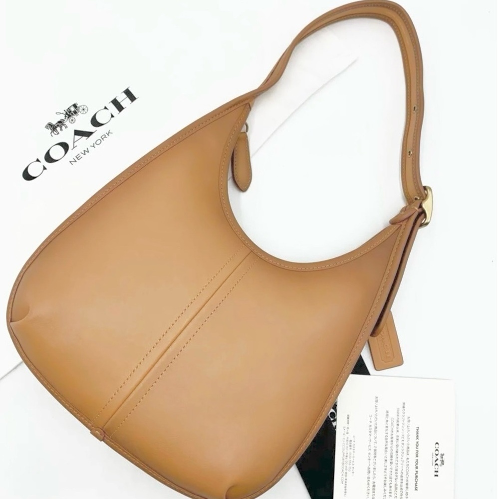 Coach Ergo Shoulder Bag Glove Tanned Leather Tan - Picture 13 of 15